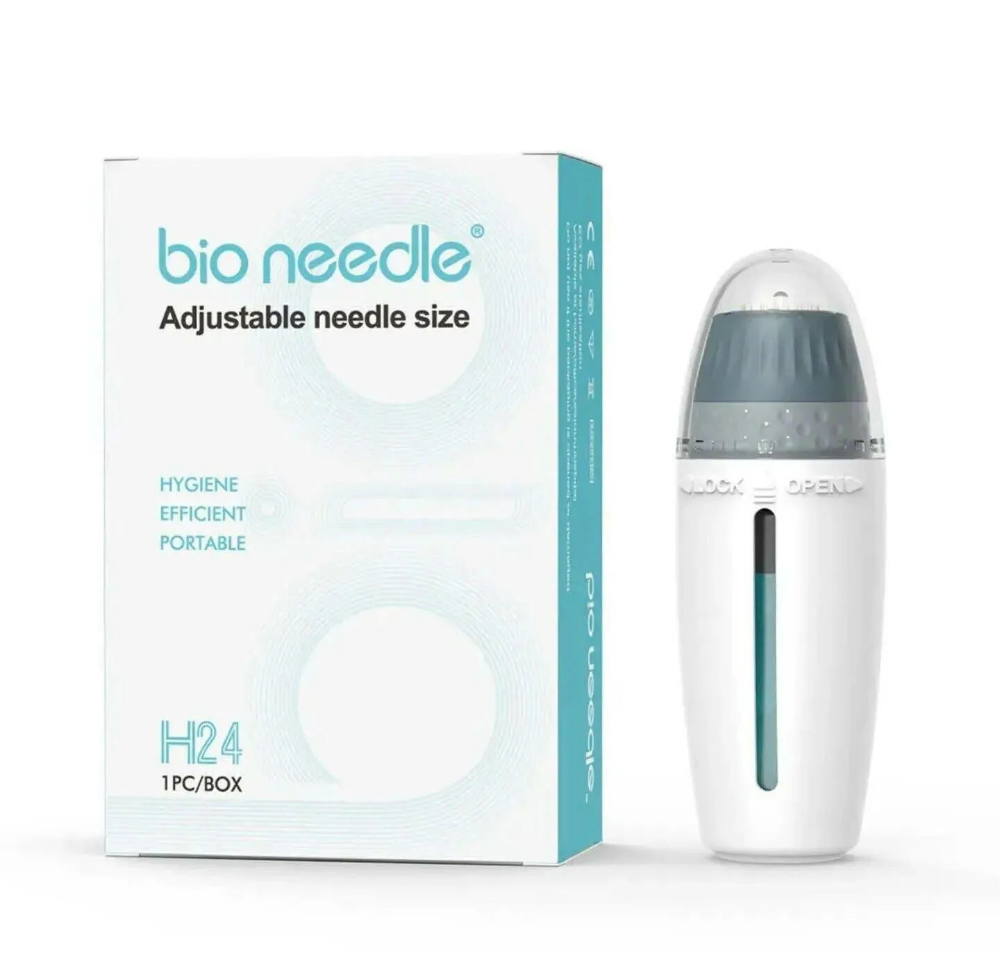 0-1.5mm Adjustable Derma Stamping - Anti-Aging, Acne Scar, Fine Line, Collagen Boost
