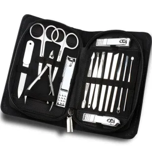 15-piece stainless steel pedicure knife
