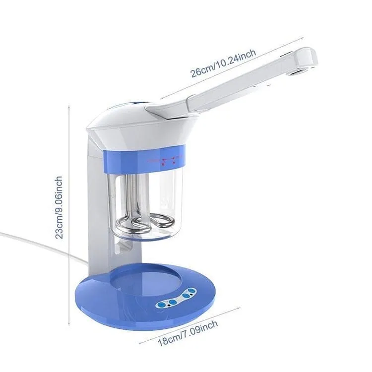 2 In 1 Facial Sauna Ozone And Steam, Professional Aromatherapy Facial Steamer, Nano Iconic Steaming Machine
