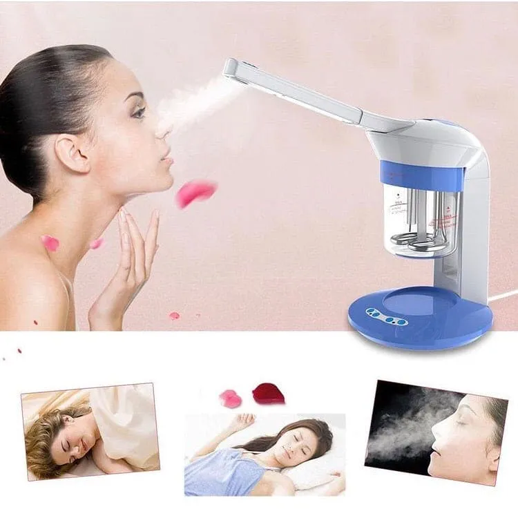 2 In 1 Facial Sauna Ozone And Steam, Professional Aromatherapy Facial Steamer, Nano Iconic Steaming Machine