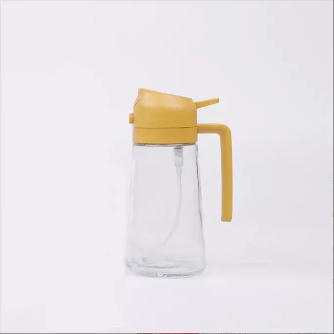 2 in 1 Oil Dispenser And Oil Spray  Bottles- 16Oz