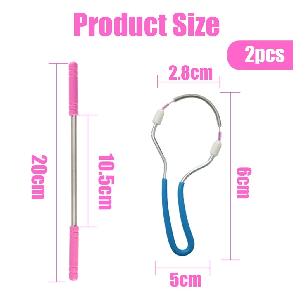 2 pieces facial epilator, facial epilator manual, feather facial epilator, feather eyebrow, facial epilator, feather hair blow face, feather facial epilator