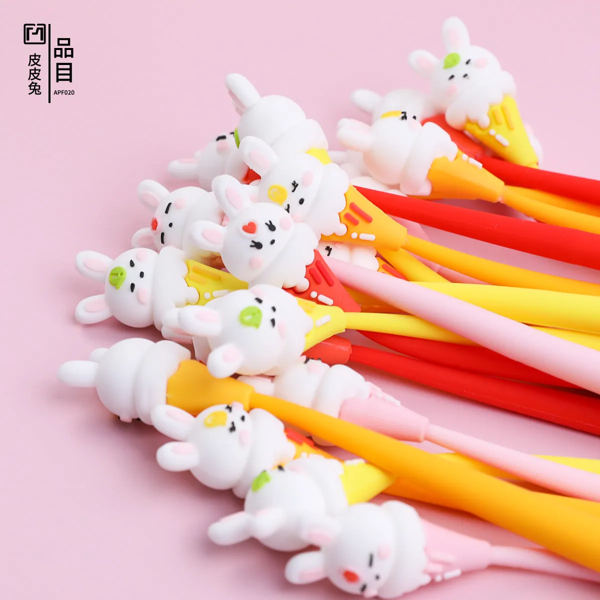 22487 RABBIT ICE CREAM WIGGLE GEL PEN-48