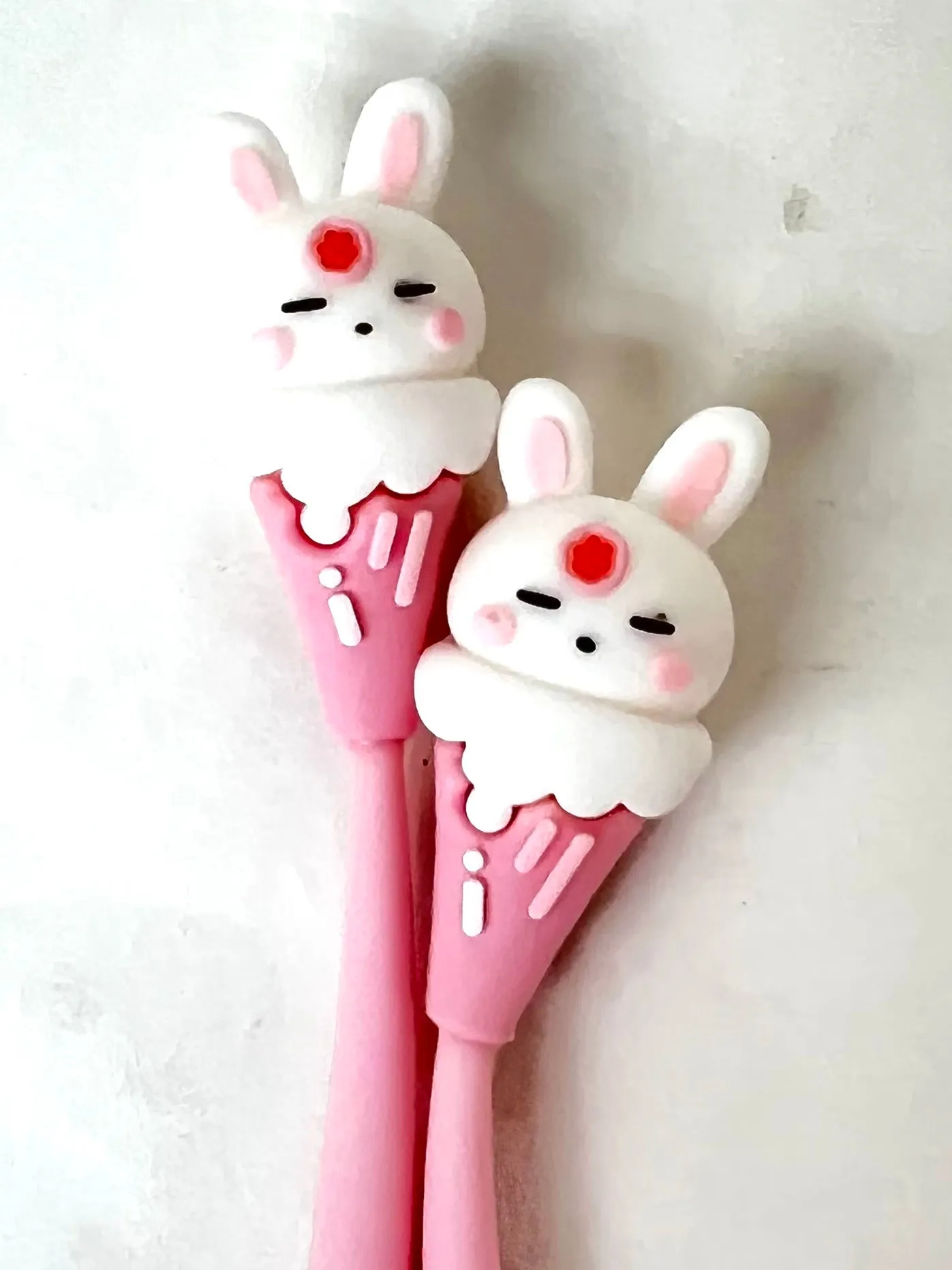 22487 RABBIT ICE CREAM WIGGLE GEL PEN-48