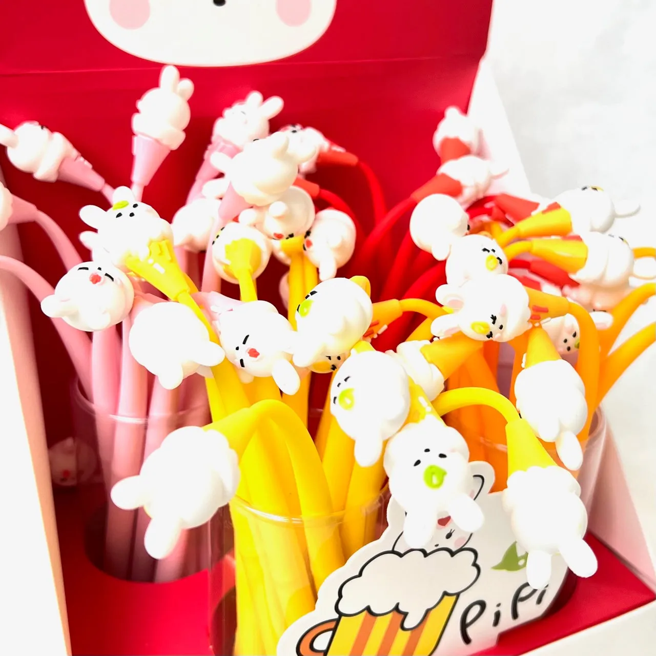 22487 RABBIT ICE CREAM WIGGLE GEL PEN-48