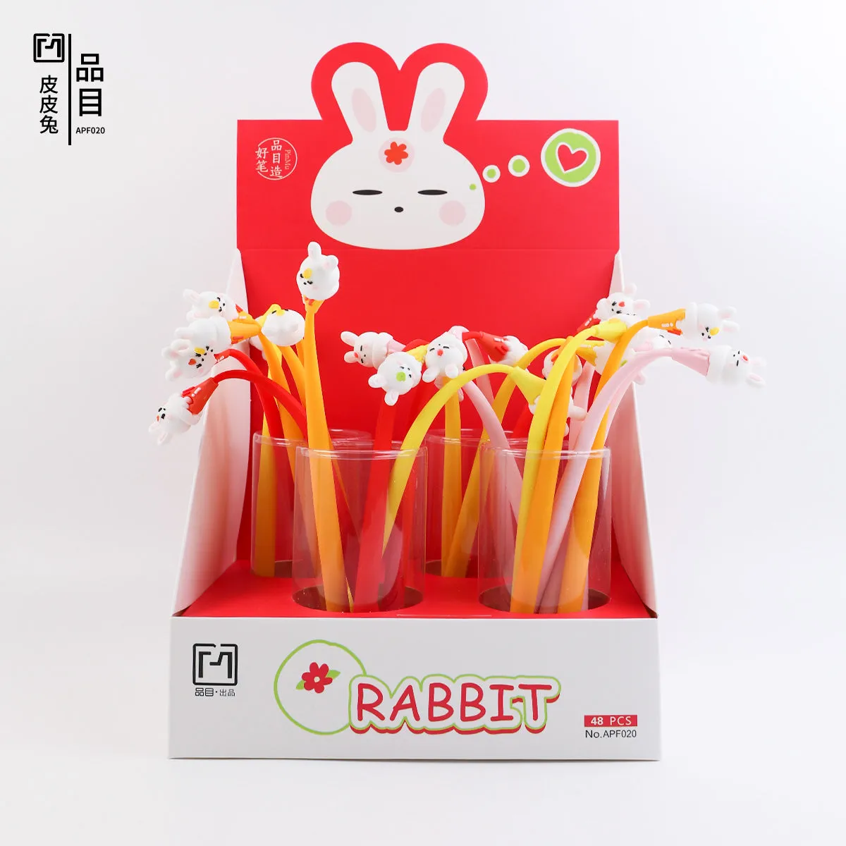 22487 RABBIT ICE CREAM WIGGLE GEL PEN-48