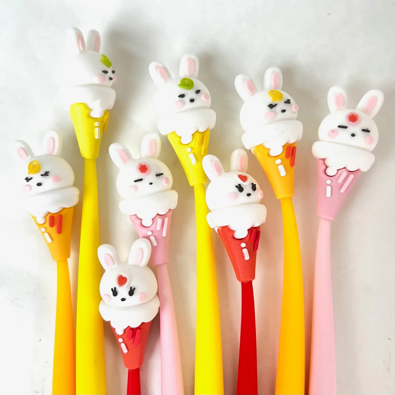22487 RABBIT ICE CREAM WIGGLE GEL PEN-48