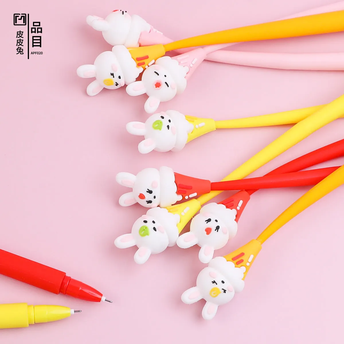 22487 RABBIT ICE CREAM WIGGLE GEL PEN-48