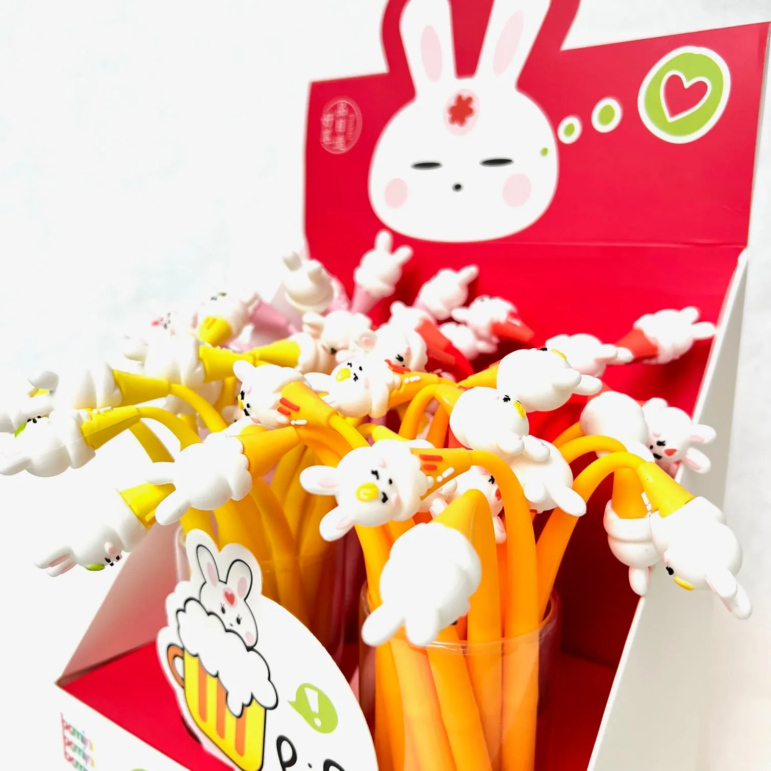 22487 RABBIT ICE CREAM WIGGLE GEL PEN-48