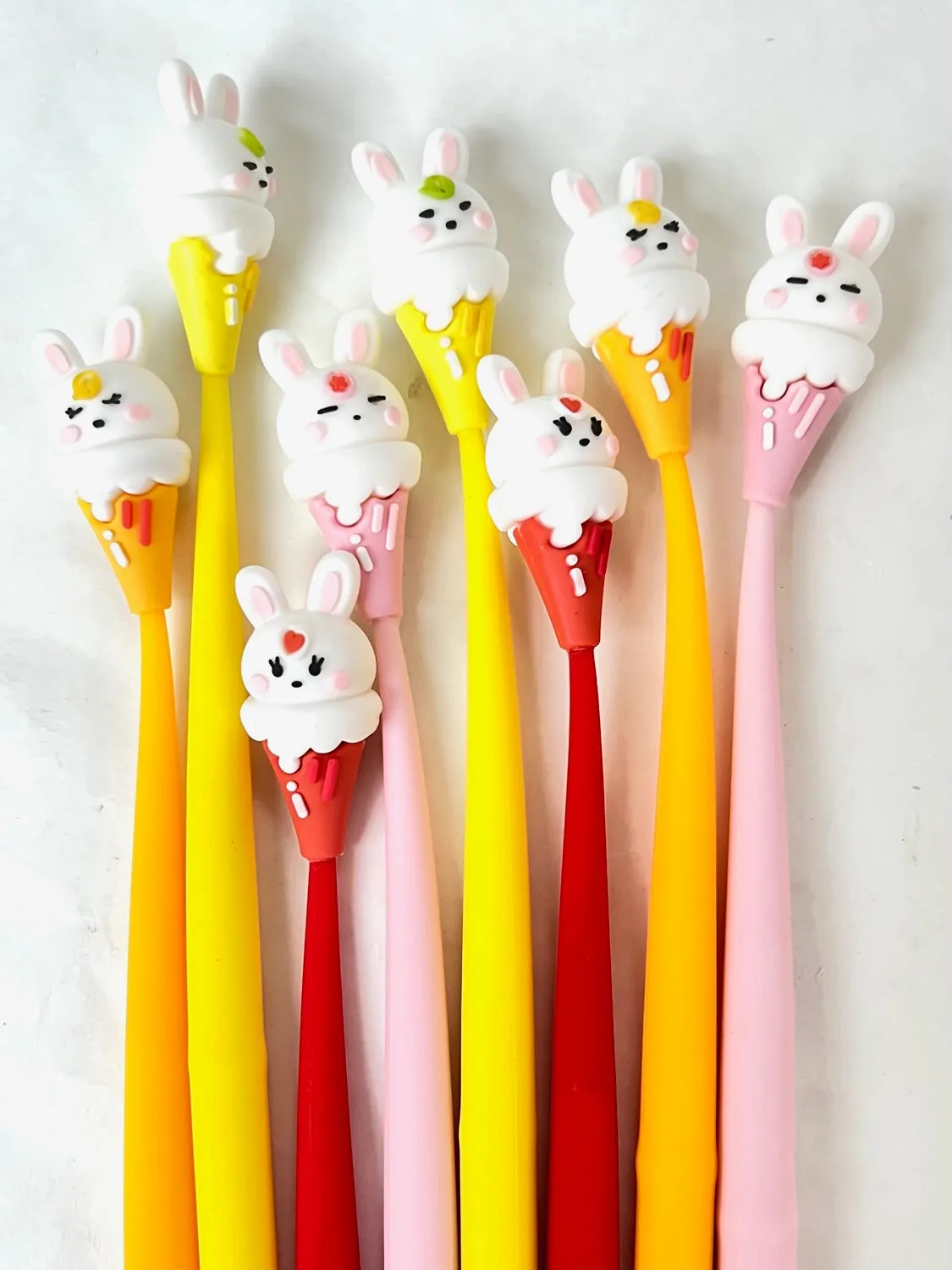 22487 RABBIT ICE CREAM WIGGLE GEL PEN-48