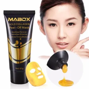 24K Gold Collagen Peel-Off Mask for Anti-Aging, Whitening, Lifting   Firming