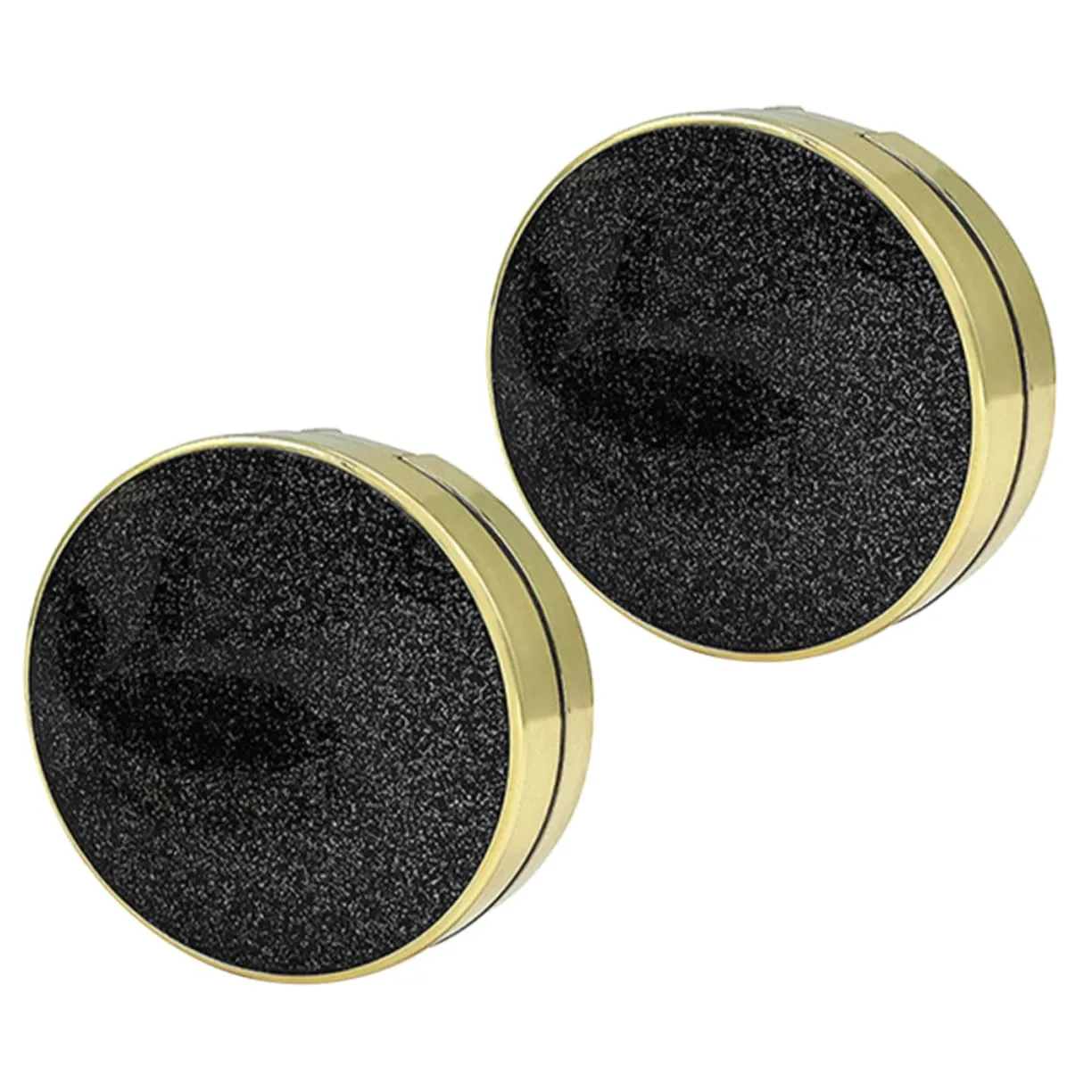 2pcs Refillable Makeup Powder Container with Puff Empty Cushion Compact Case for Loose Powder Lightweight Portable for Daily Use Travel