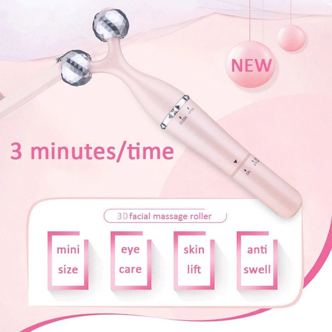 3-In-1 Electric Facial Massager