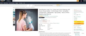 31622022 PURE NANO STEAMER  FACIAL STEAMER