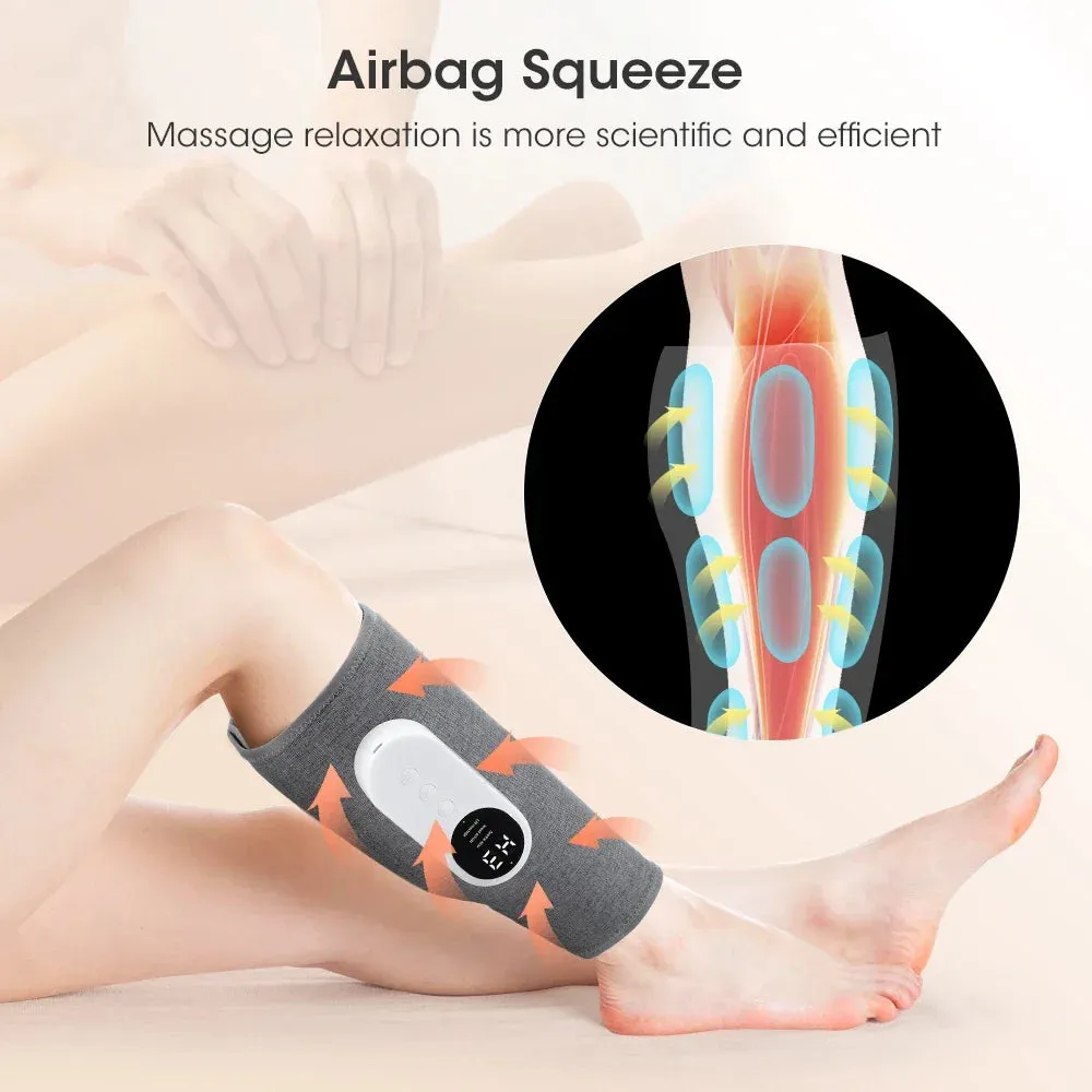 360° Leg Massager Air Pressure Calf Massager 3 Mode Foot Leg Muscle Relaxation Promote Blood Circulation Relieve Pain Massage