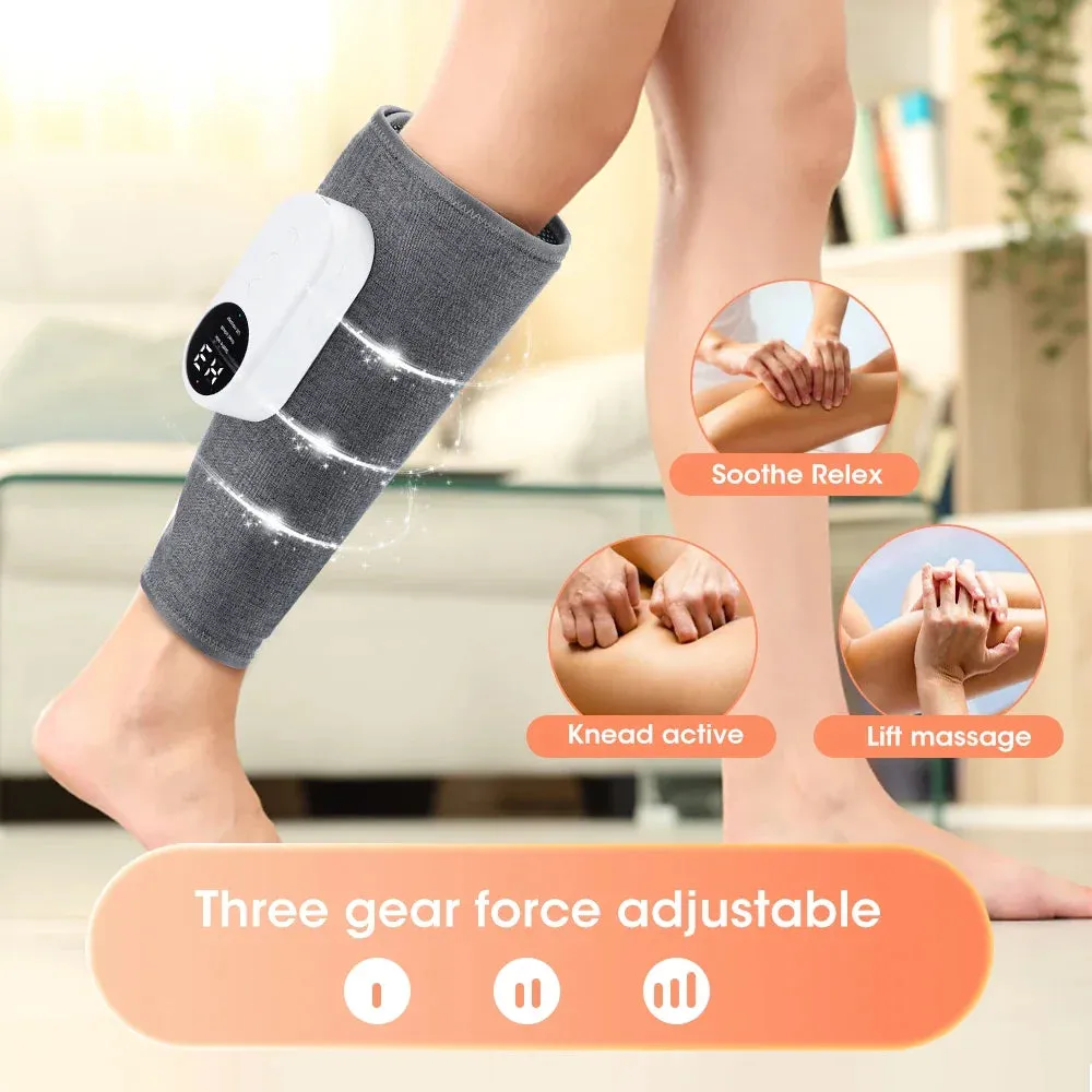 360° Leg Massager Air Pressure Calf Massager 3 Mode Foot Leg Muscle Relaxation Promote Blood Circulation Relieve Pain Massage
