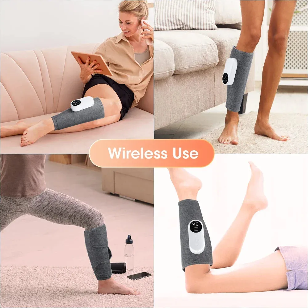 360° Leg Massager Air Pressure Calf Massager 3 Mode Foot Leg Muscle Relaxation Promote Blood Circulation Relieve Pain Massage