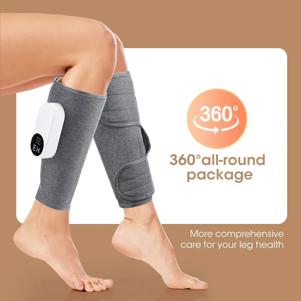 360° Leg Massager Air Pressure Calf Massager 3 Mode Foot Leg Muscle Relaxation Promote Blood Circulation Relieve Pain Massage
