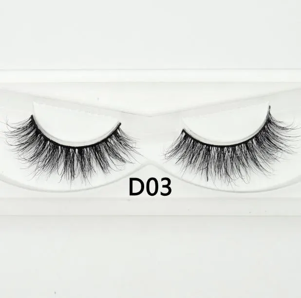 3D mink long lasting natural volume eyelashes