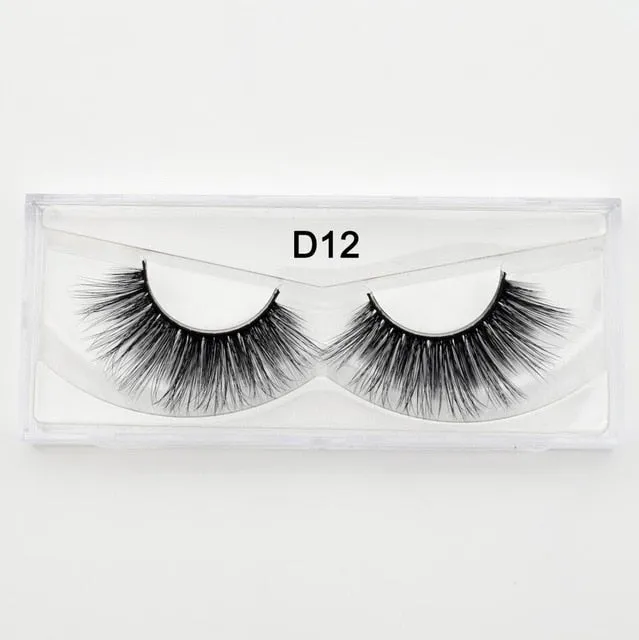 3D mink long lasting natural volume eyelashes