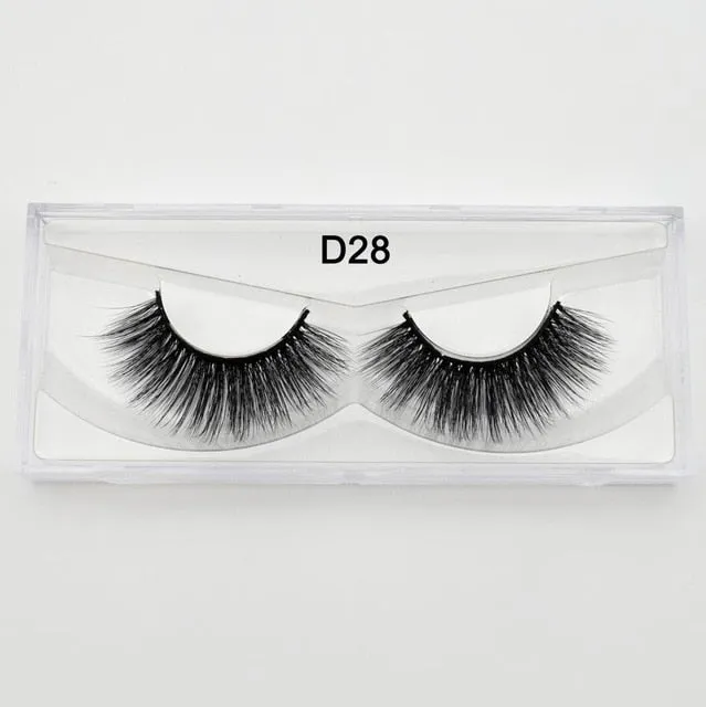3D mink long lasting natural volume eyelashes