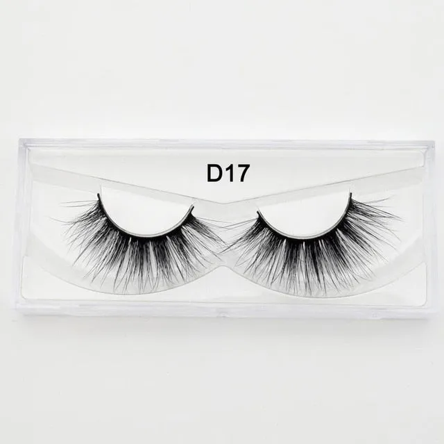 3D mink long lasting natural volume eyelashes