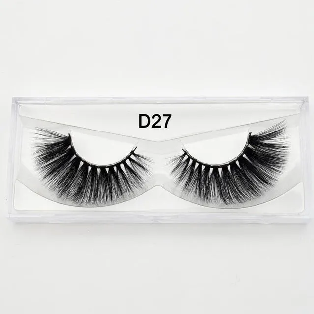 3D mink long lasting natural volume eyelashes