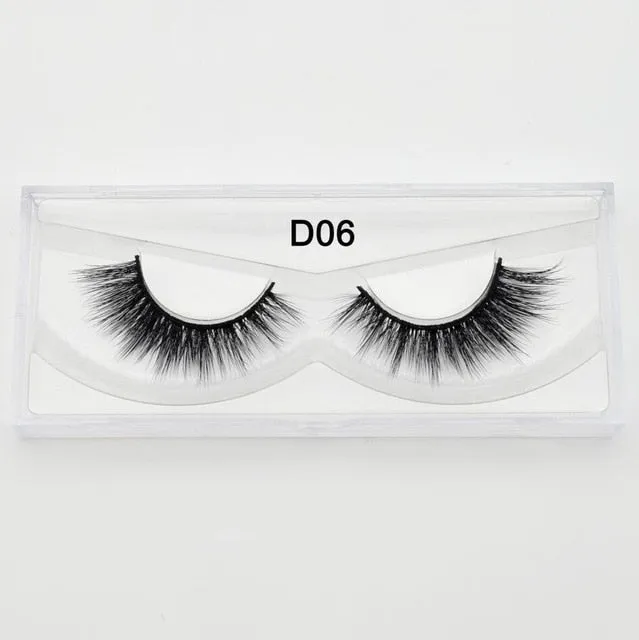 3D mink long lasting natural volume eyelashes