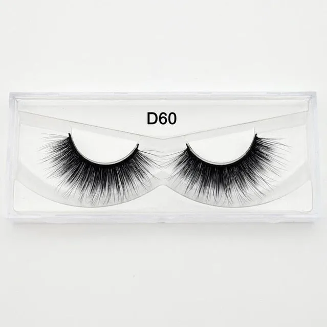3D mink long lasting natural volume eyelashes