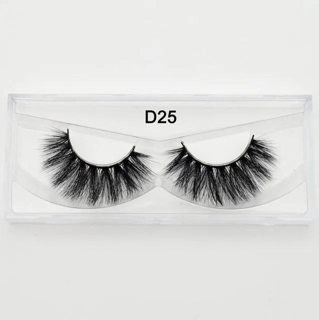 3D mink long lasting natural volume eyelashes