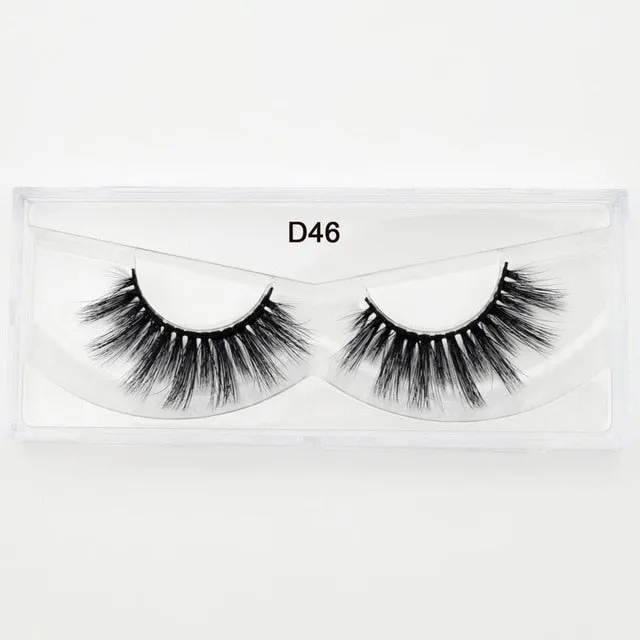 3D mink long lasting natural volume eyelashes