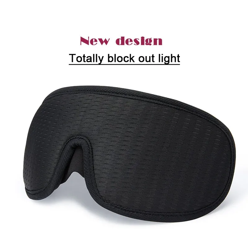 3D Sleeping Mask Block Out Light Soft Padded Sleep Mask