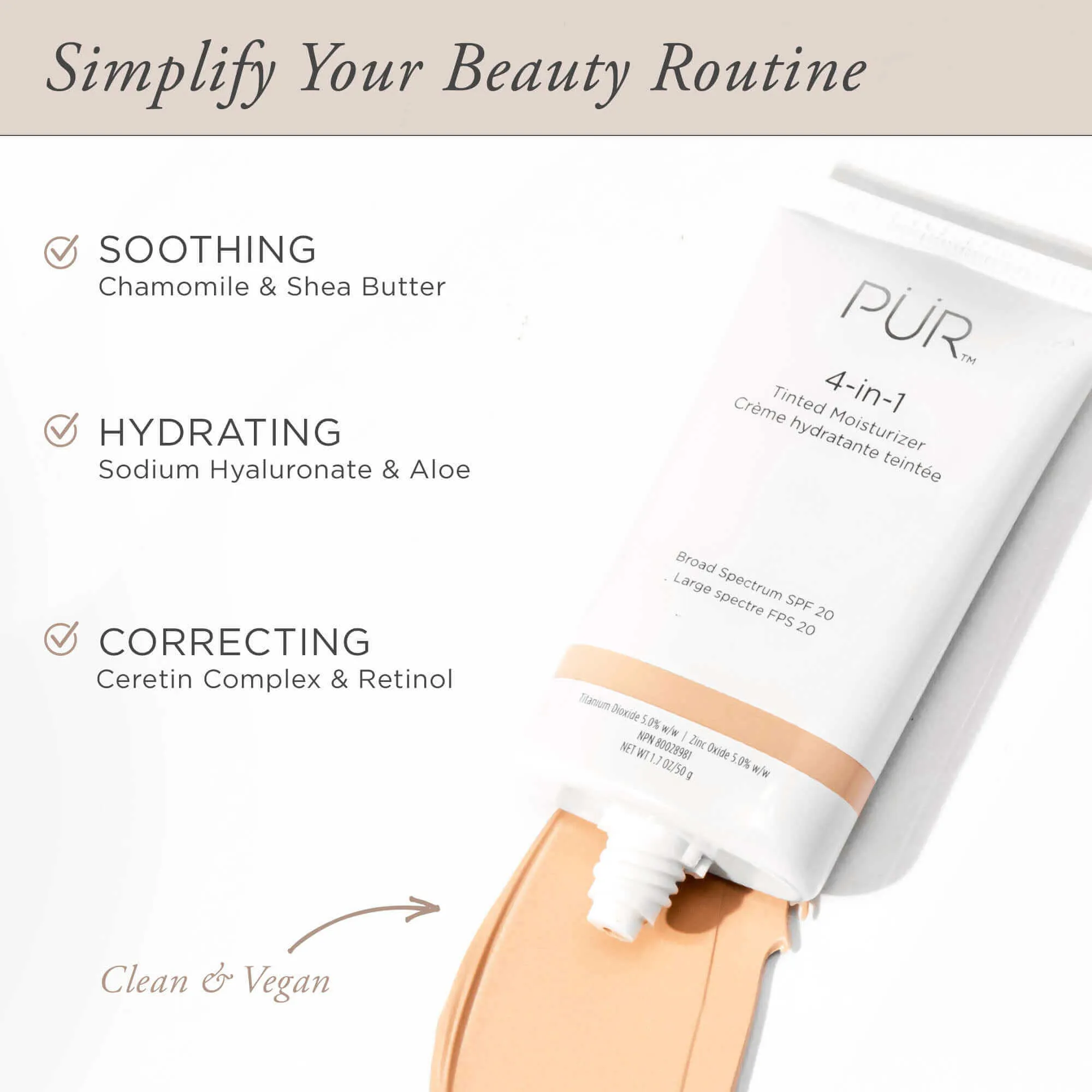 4-in-1 Tinted Moisturizer Broad Spectrum SPF 20