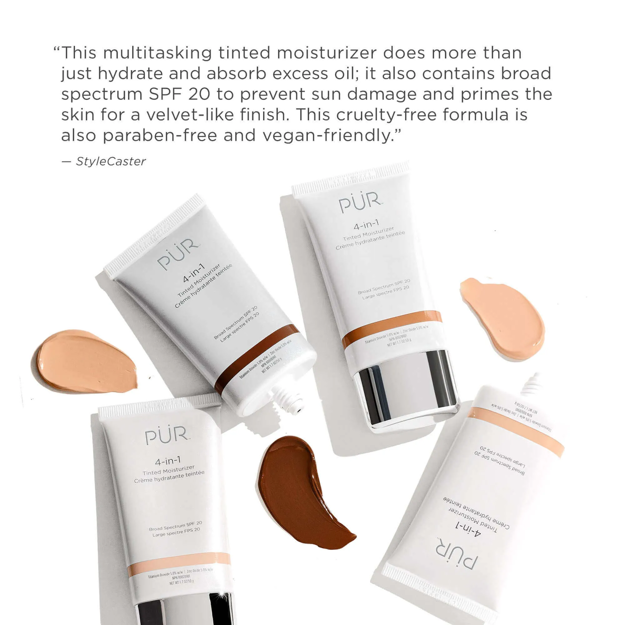 4-in-1 Tinted Moisturizer Broad Spectrum SPF 20
