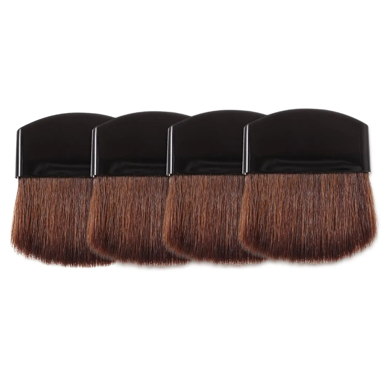 4pcs Blush Brush for Makeup Soft Bristle Powder Brush for Loose Powder Application Mini Cosmetic Tools for Blush Highlighter and Nose Shadow present for Makeup Lovers