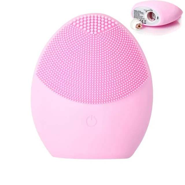 5 in 1 Electric Facial Cleanser Wash Face Cleaning Machine Skin Pore Cleaner Body Cleansing Massage Beauty Massager Clean Tools