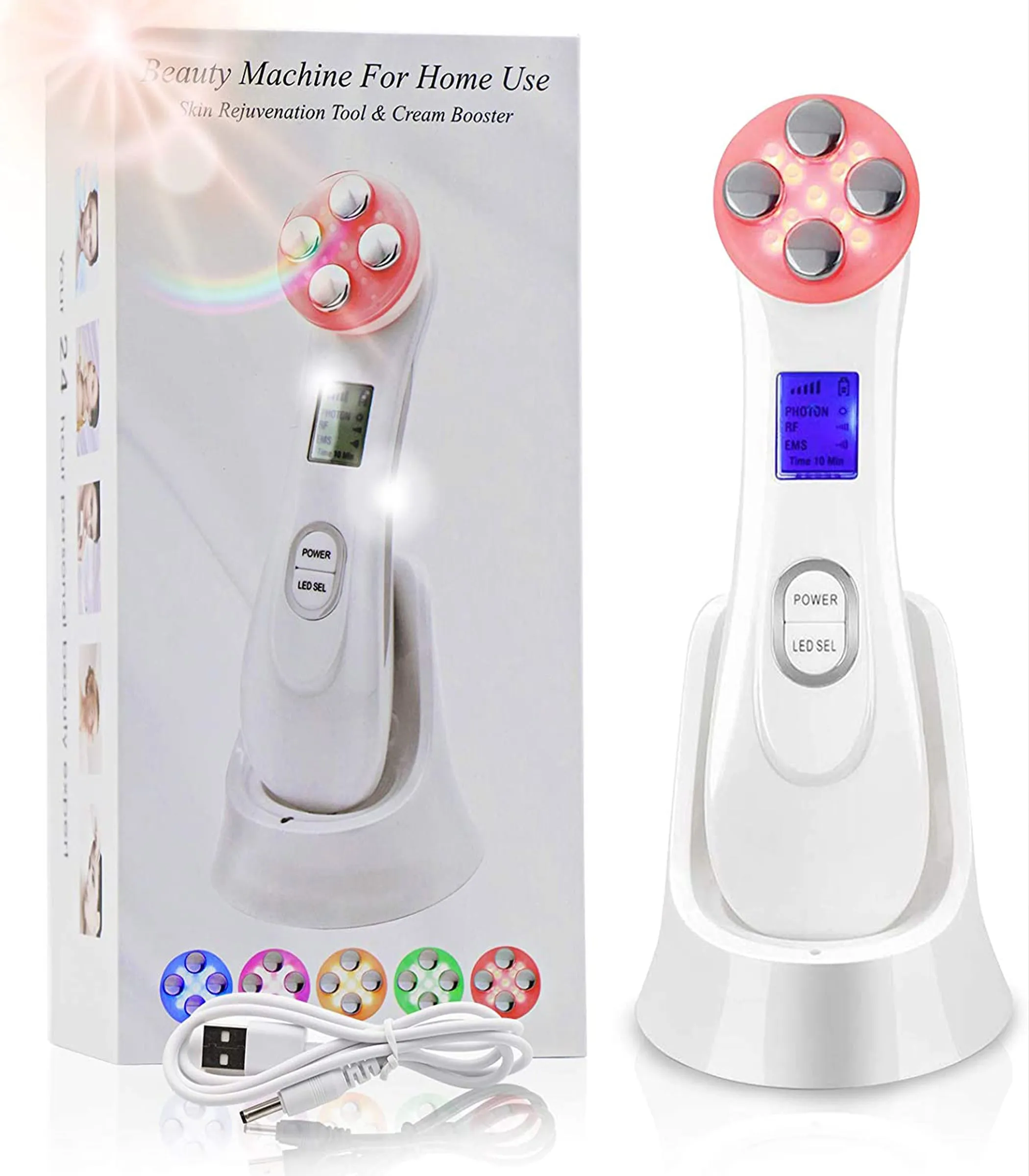 5 in 1 RF Skin Tightening Facial Skin Rejuvenation Device - A Comprehensive Solution for Anti-Aging
