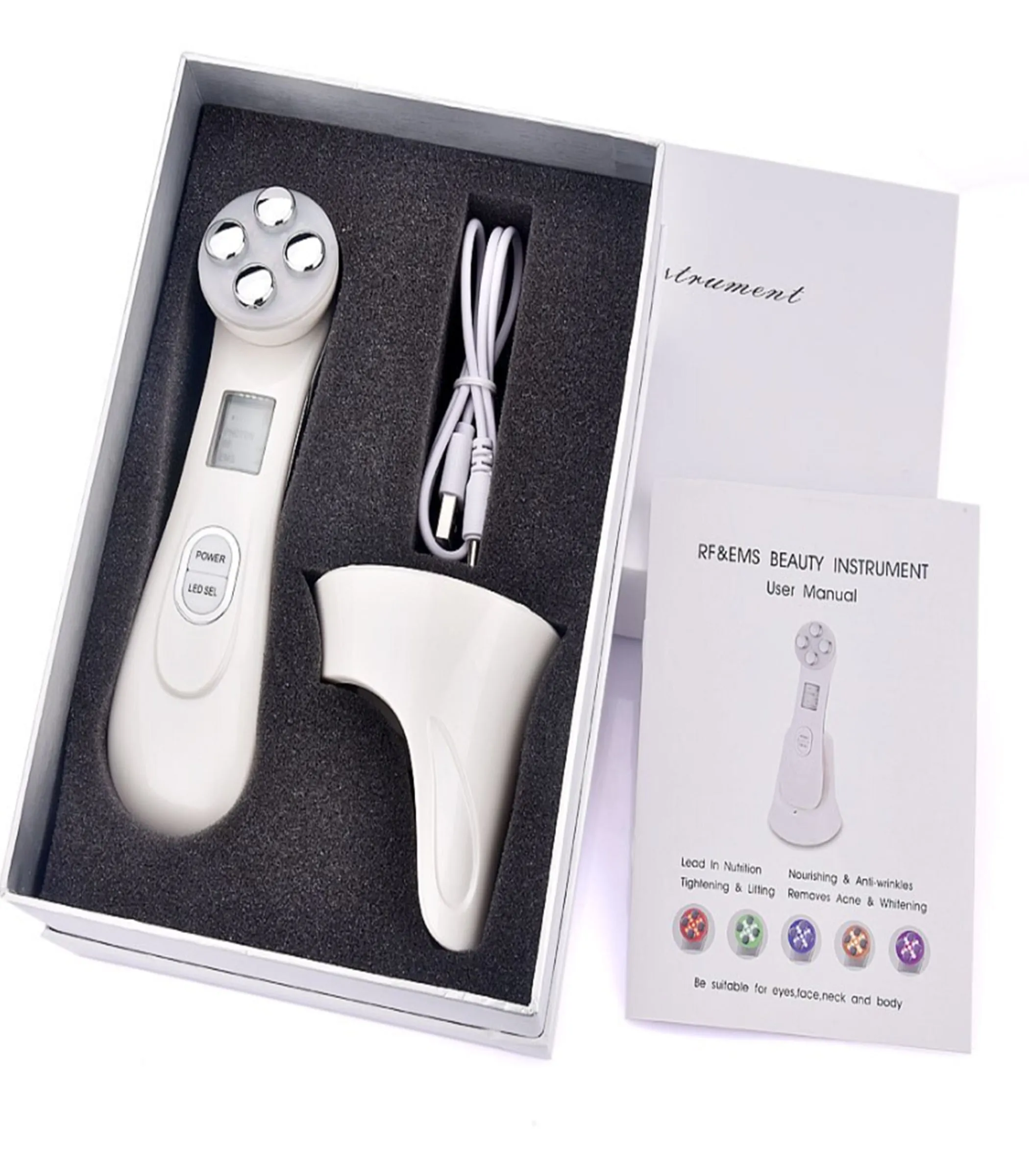 5 in 1 RF Skin Tightening Facial Skin Rejuvenation Device - A Comprehensive Solution for Anti-Aging