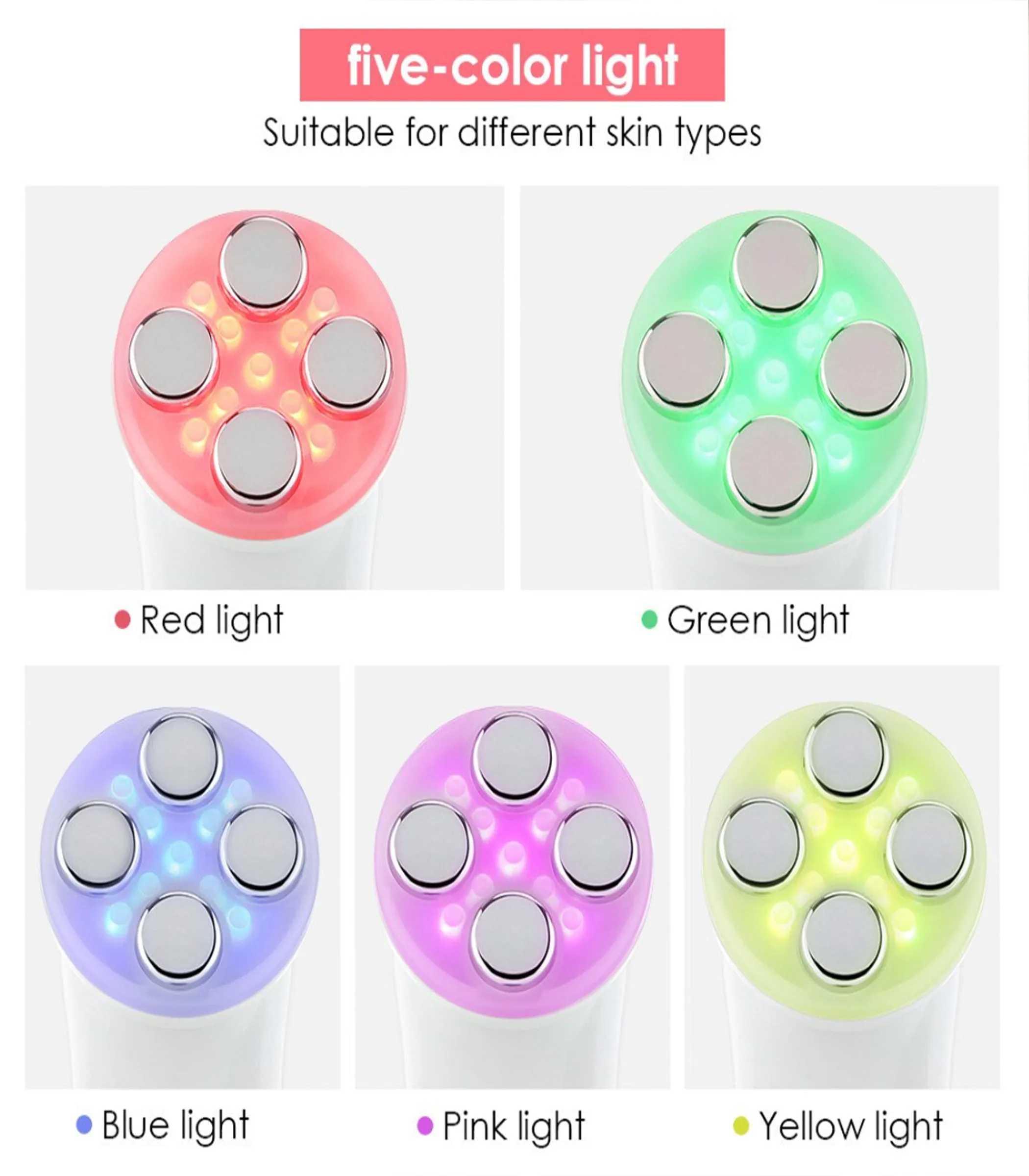 5 in 1 RF Skin Tightening Facial Skin Rejuvenation Device - A Comprehensive Solution for Anti-Aging