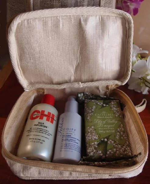 6 ct Canvas Zippered Toiletry Bag Travel Dopp Kit - Pack of 6