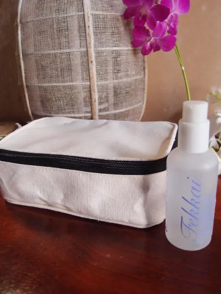 6 ct Canvas Zippered Toiletry Bag Travel Dopp Kit - Pack of 6