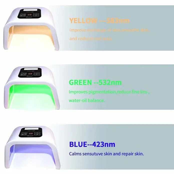 7-Color LED Light Therapy Skin Rejuvenator Photon Machine