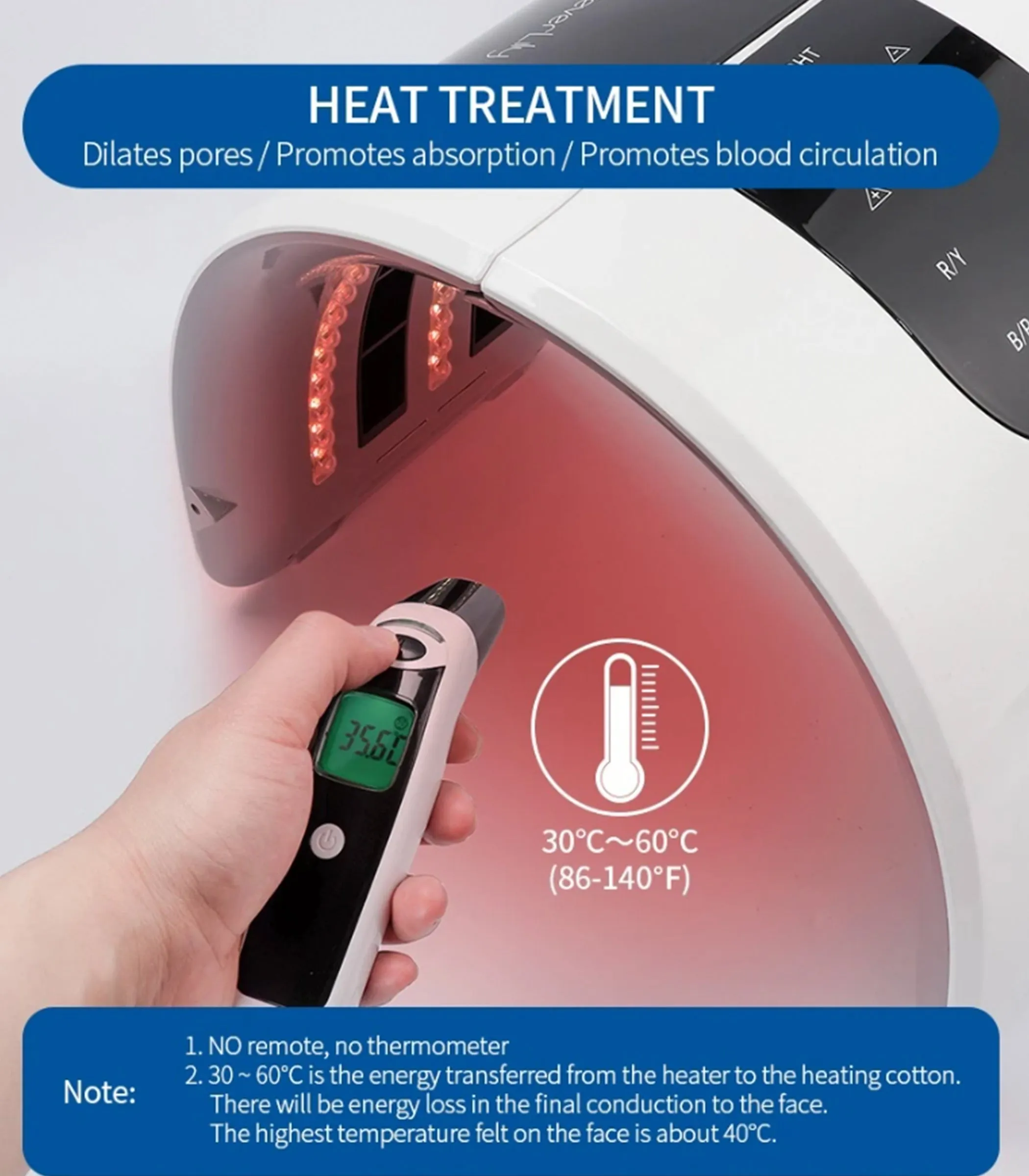 7 Colors Pdt Led Light Therapy Machine Omega Light 2.0 Therapy