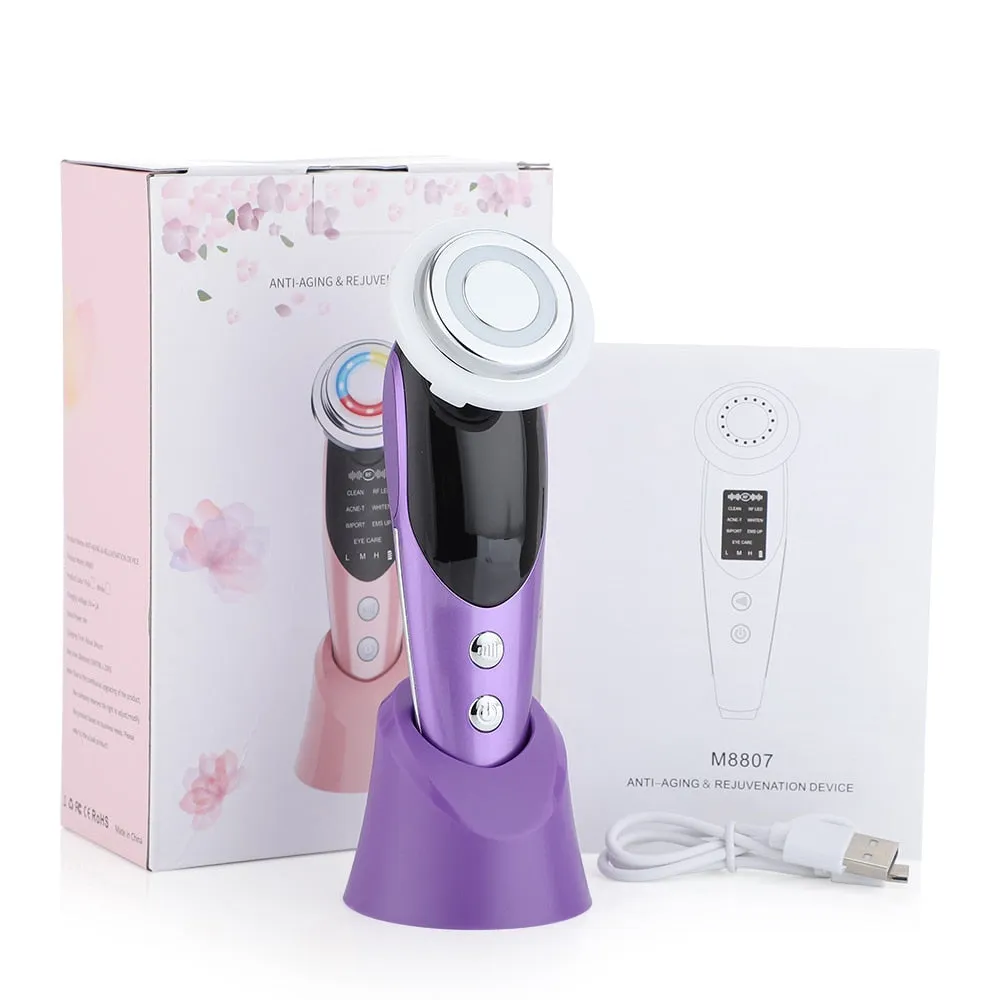 7 in 1 Face Lifting Device Skin Rejuvenation Wrinkle Remover