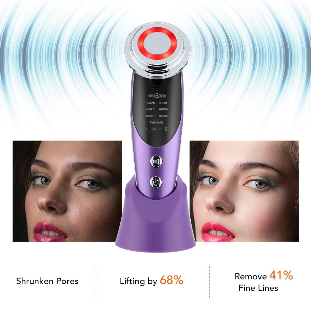7 in 1 Face Lifting Device Skin Rejuvenation Wrinkle Remover