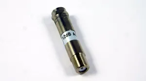 75 OHM Attenuator F Type 12DB Power Pass