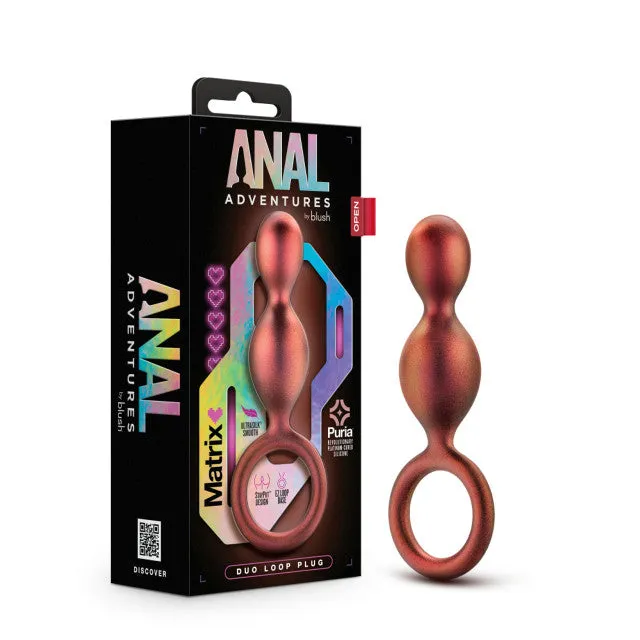 AA Matrix ''Duo'' Loop Butt Plug -Copper