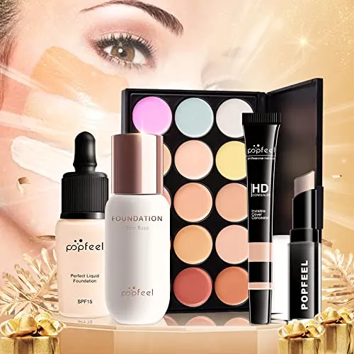 AFGSsm Professional All In One Makeup set, Cosmetic, Makeup kits for teenagers 14-16, Makeup kit for women full kit, Include Eyeshadow Palette Lipstick Eyebrow Pencil Brush(34pcs)