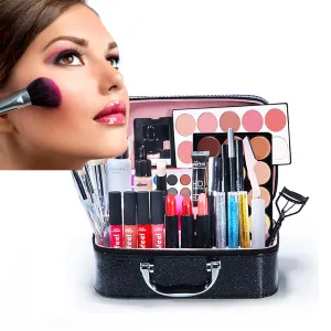 AFGSsm Professional All In One Makeup set, Cosmetic, Makeup kits for teenagers 14-16, Makeup kit for women full kit, Include Eyeshadow Palette Lipstick Eyebrow Pencil Brush(34pcs)