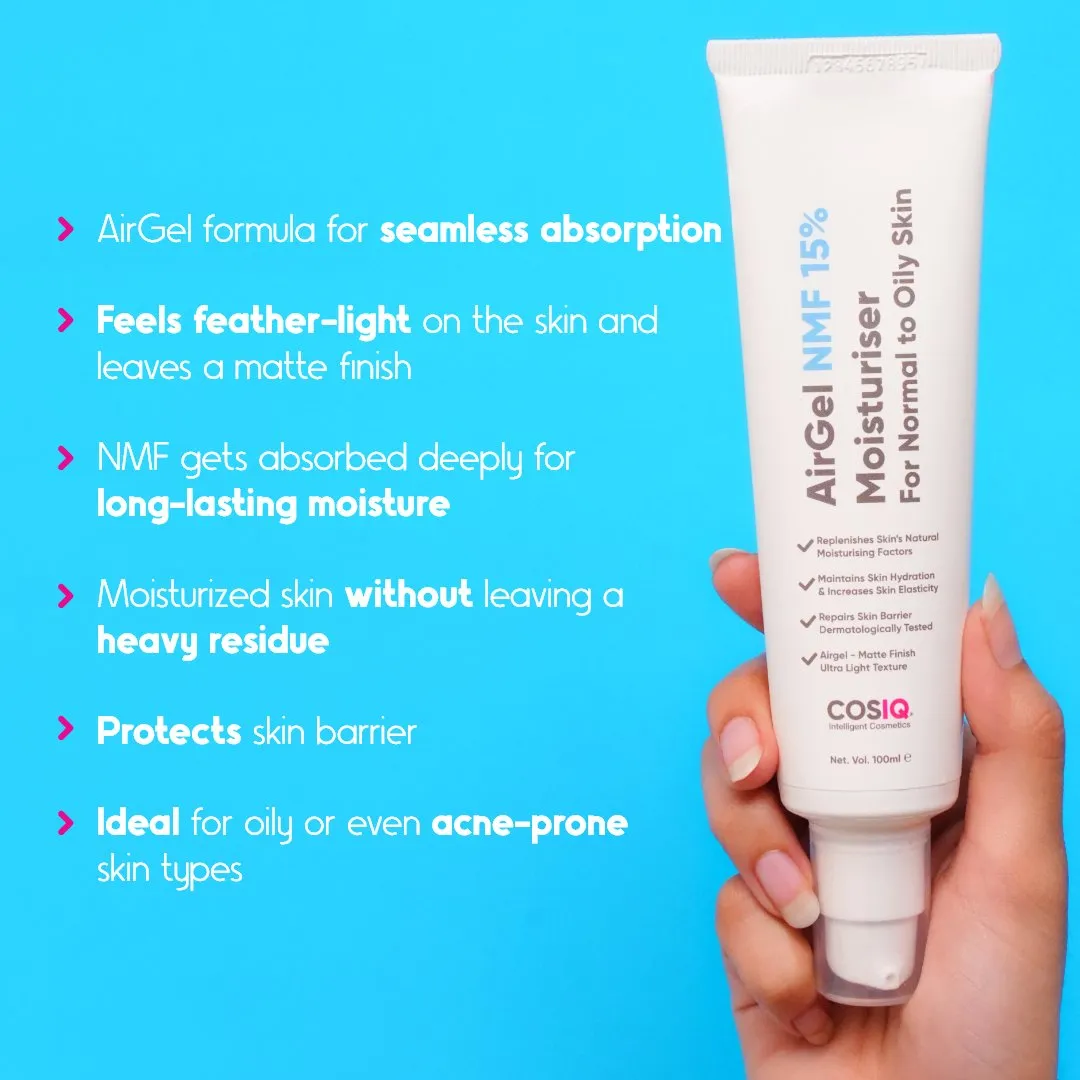 AirGel NMF-15% Moisturiser for Oily Skin, 100ml